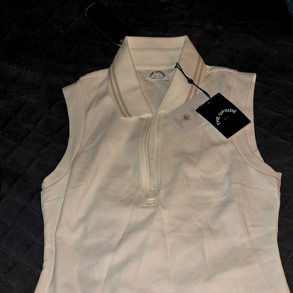 White the upside dress